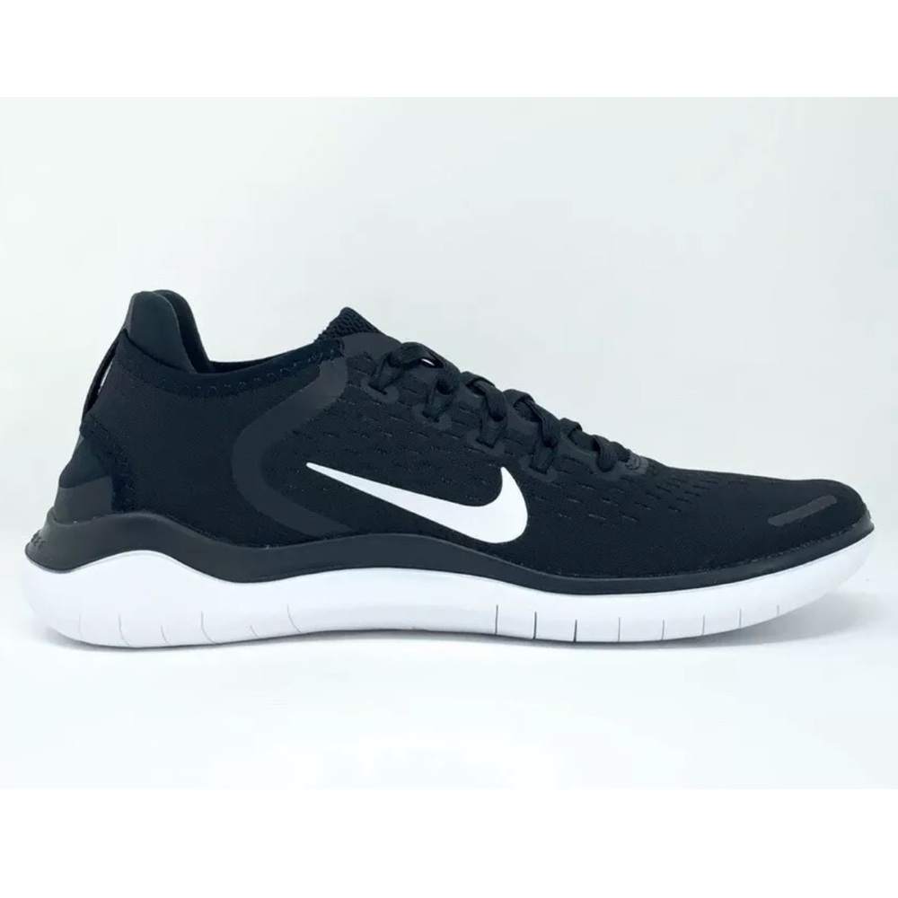 Nike Free RN 2018 'Black White' Men's Running Shoe - Picture 7 of 10